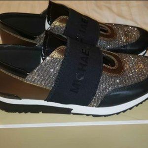 Michael Kors MK Trainer Sneakers (Women size 10)